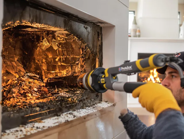 Professional chimney cleaning by Richmond Hill Chimney Sweep in Richmond Hill, GA