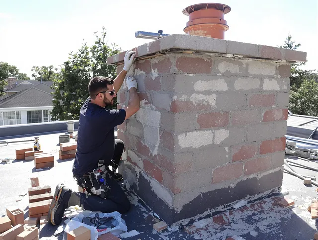 Advanced chimney repair process by Richmond Hill Chimney Sweep in Richmond Hill, GA