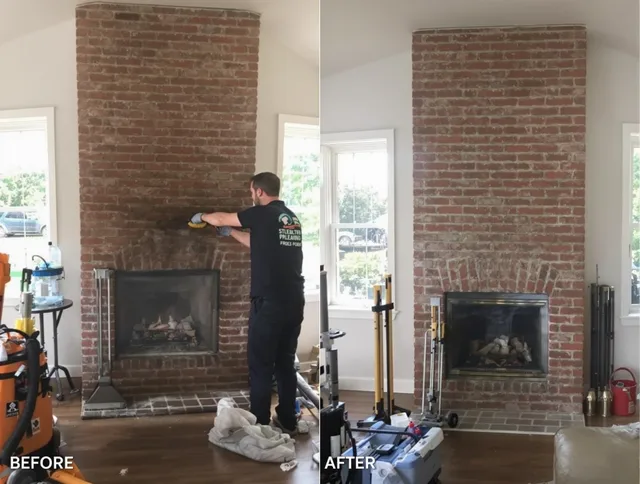 Finished chimney sweeping service by Richmond Hill Chimney Sweep in Richmond Hill, GA